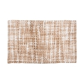 Tappeto da bagno BELWEDER 60x100 cm beige/bianco