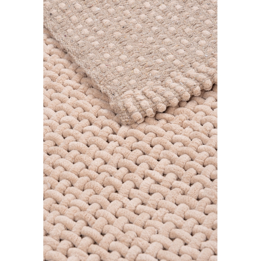 Tappeto da bagno BELWEDER 60x100 cm beige