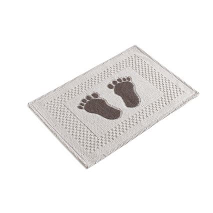 Tappeto da bagno FOET 50x70 cm bianco