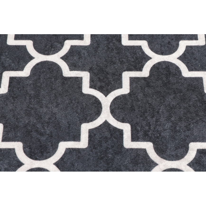 Tappeto da bagno KUPA 40x60 cm nero