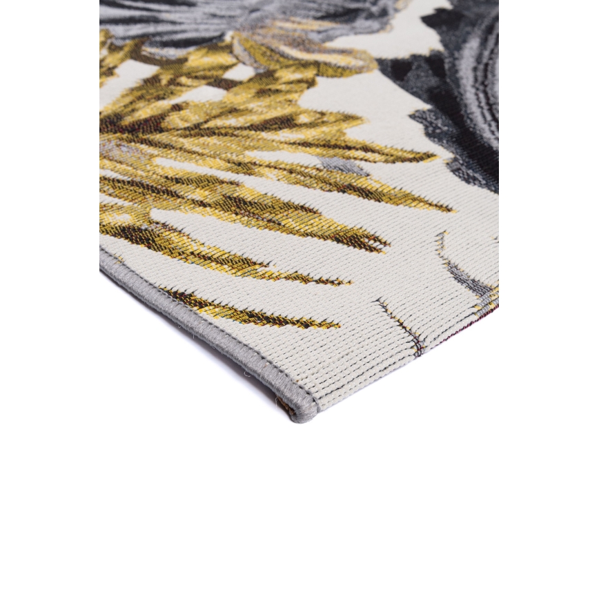 Tappeto da esterno CAPPUCCINO 80x165 cm oro/grigio