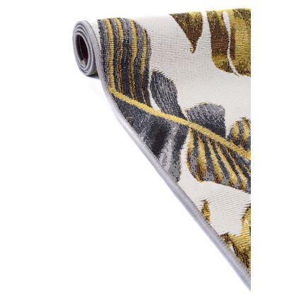 Tappeto da esterno CAPPUCCINO 80x165 cm oro/grigio