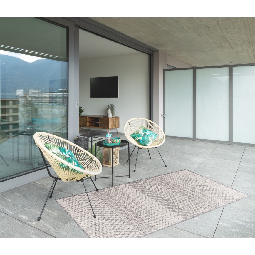 Tappeto da esterno EXPRESS 60x100 cm grigio