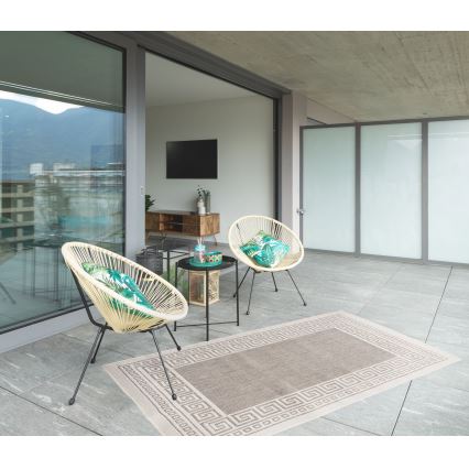 Tappeto da esterno EXPRESS NEW OUTDOOR 120x160 cm grigio/beige