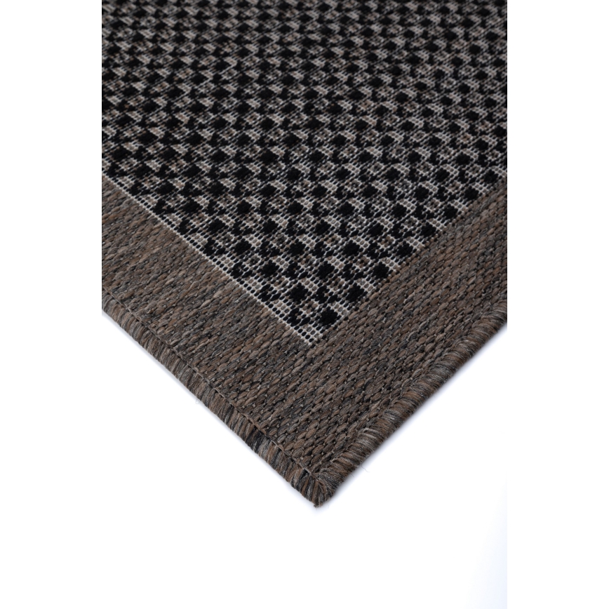 Tappeto da esterno EXPRESS NEW OUTDOOR 80x150 cm antracite/marrone