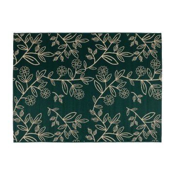 Tappeto da esterno JUNGLE 80x160 cm — verde, motivo fogliare
