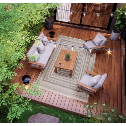 Tappeto da esterno ORIA 200x280 cm grigio