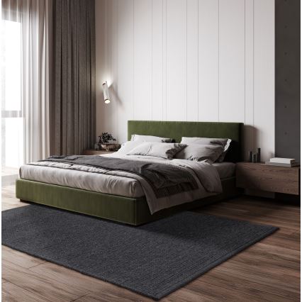 Tappeto FIR WOOL 120x170 cm 2600 g/m2 antracite/naturale