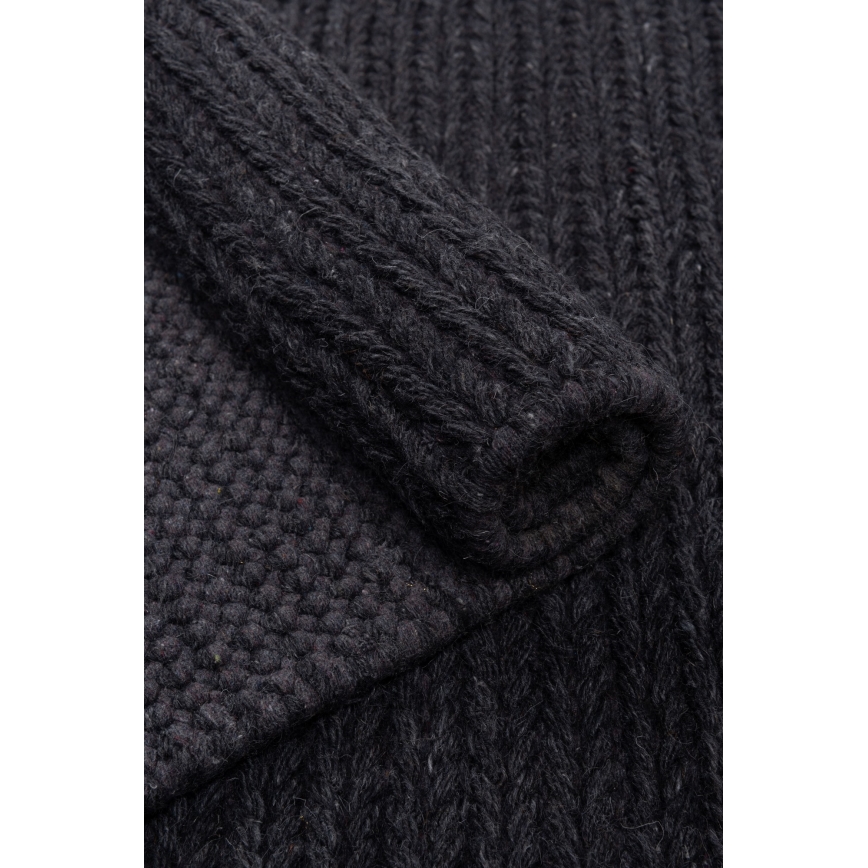 Tappeto FIR WOOL 120x170 cm 2600 g/m2 antracite/naturale