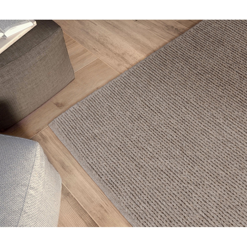 Tappeto FIR WOOL 120x170 cm 2600 g/m2 beige/naturale