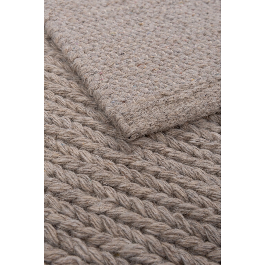 Tappeto FIR WOOL 120x170 cm 2600 g/m2 beige/naturale