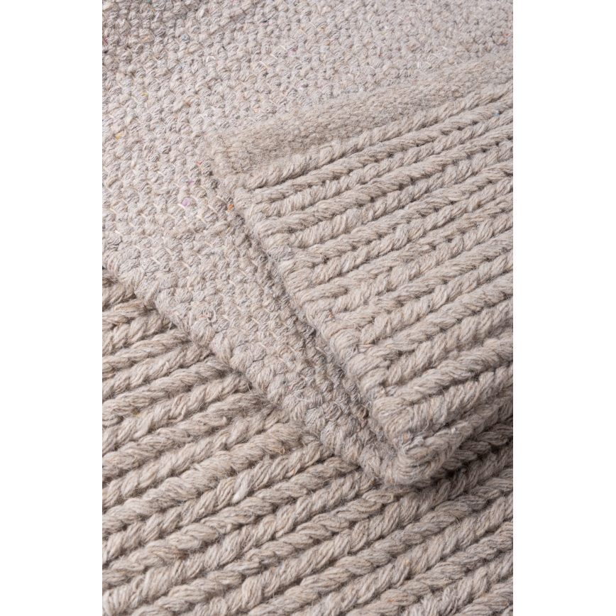 Tappeto FIR WOOL 120x170 cm 2600 g/m2 beige/naturale