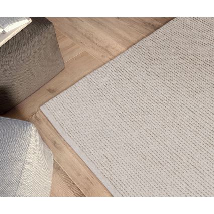 Tappeto FIR WOOL 120x170 cm 2600 g/m2 crema/naturale