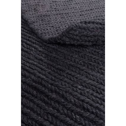 Tappeto FIR WOOL 160 cm 2600 g/m2 antracite/naturale