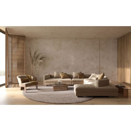 Tappeto FIR WOOL 160 cm 2600 g/m2 beige/naturale