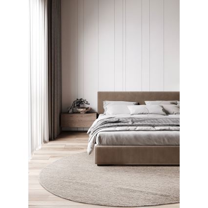 Tappeto FIR WOOL 160 cm 2600 g/m2 beige/naturale