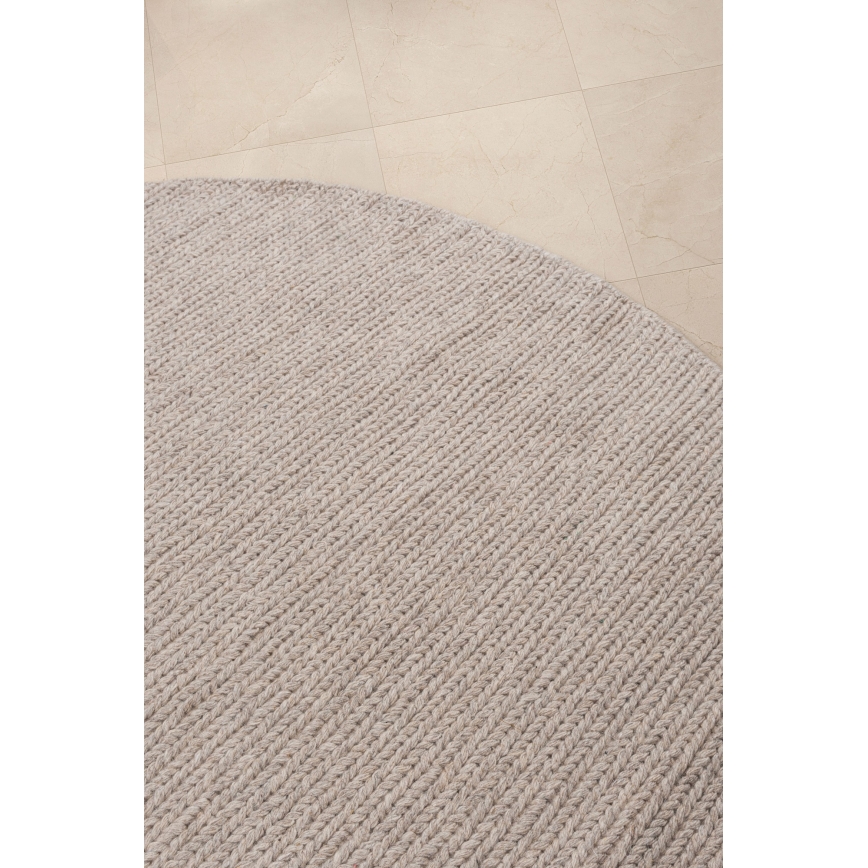 Tappeto FIR WOOL 160 cm 2600 g/m2 beige/naturale