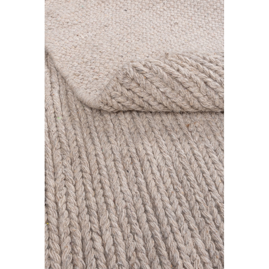 Tappeto FIR WOOL 160 cm 2600 g/m2 beige/naturale