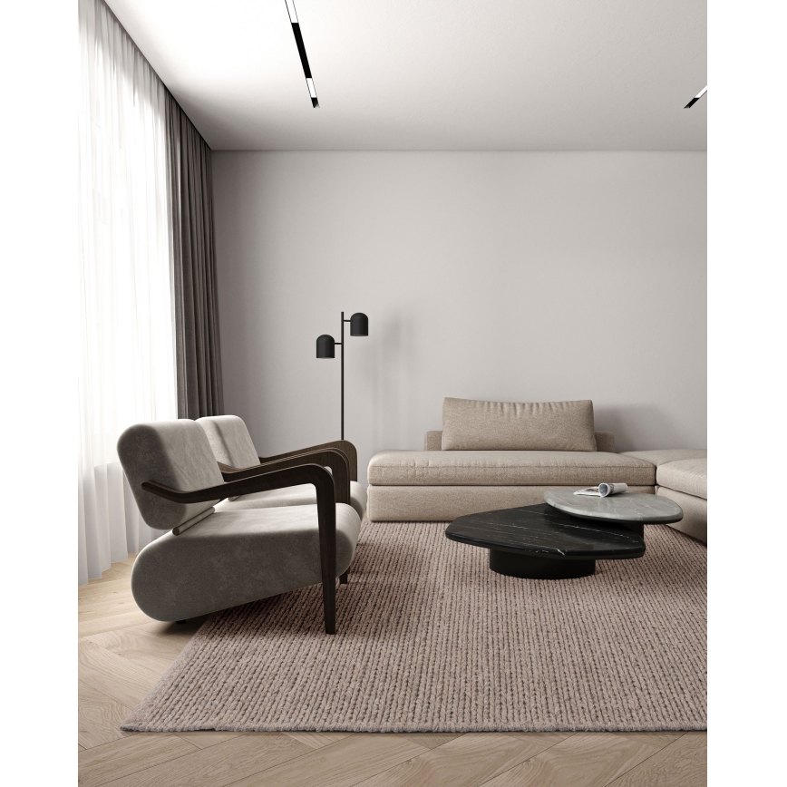 Tappeto FIR WOOL 200x300 cm, 2600 g/m2, beige/naturale