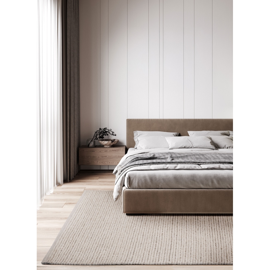 Tappeto FIR WOOL 200x300 cm 2600 g/m2 crema/naturale