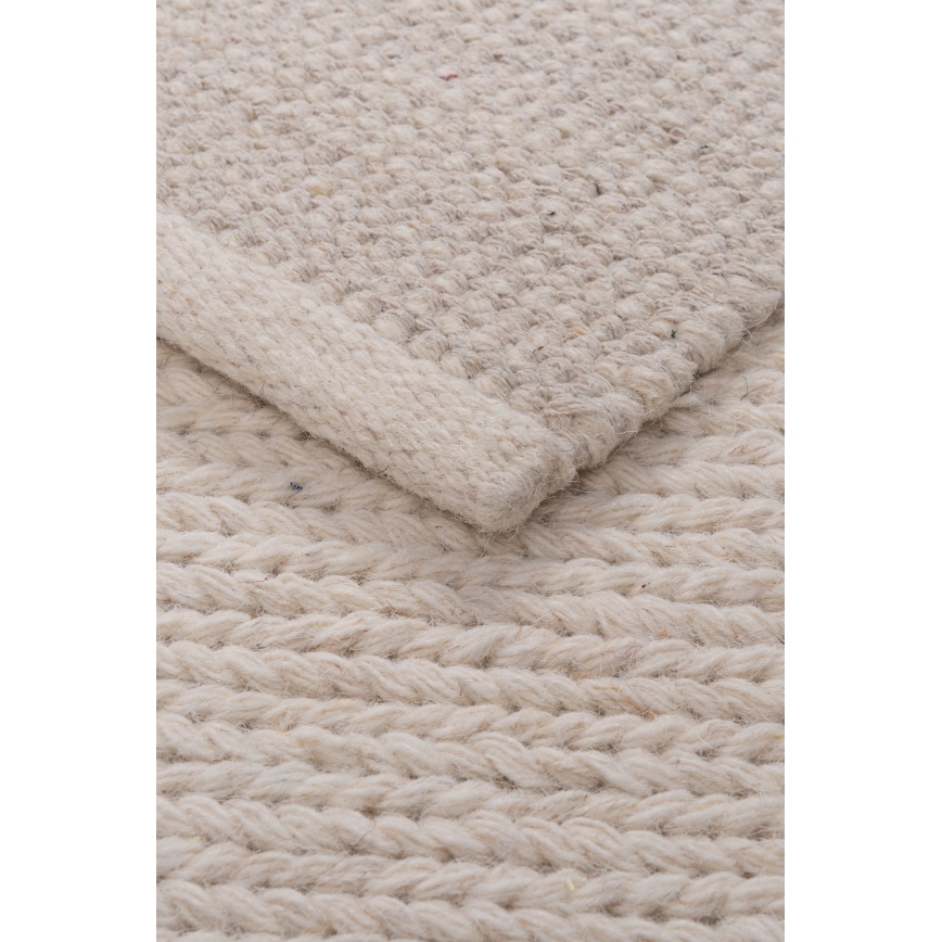Tappeto FIR WOOL 200x300 cm 2600 g/m2 crema/naturale