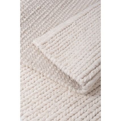 Tappeto FIR WOOL 200x300 cm 2600 g/m2 crema/naturale