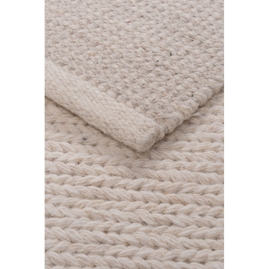 Tappeto FIR WOOL 70x140 cm 2600 g/m2 crema/naturale