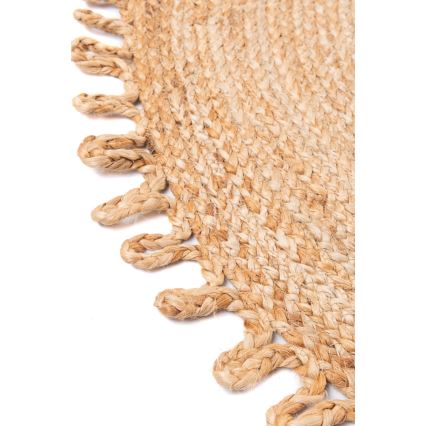 Tappeto JUTA 100 cm beige/naturale
