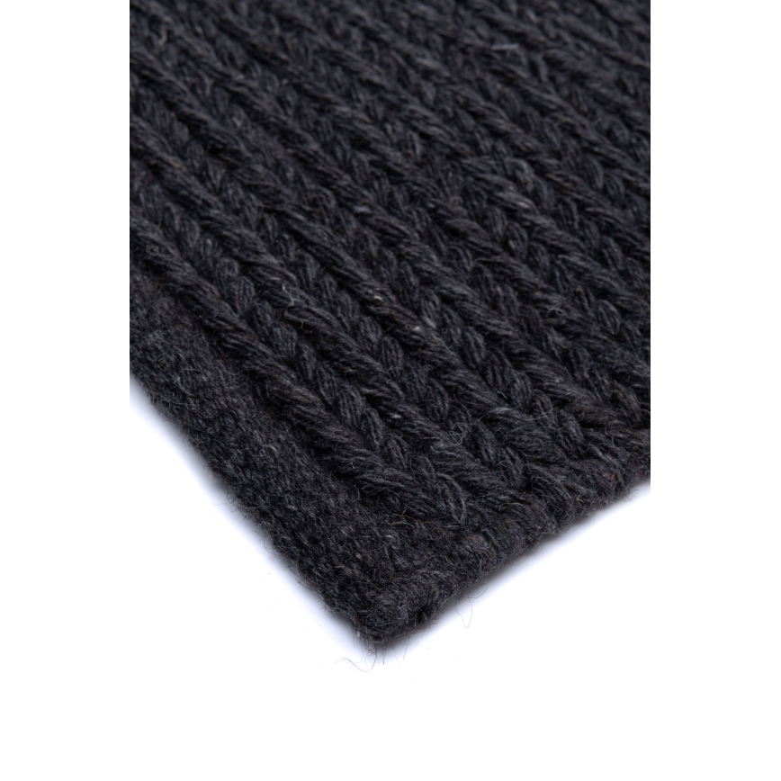 Tappeto naturale FIR WOOL 160x230 cm 2600 g/m2 antracite