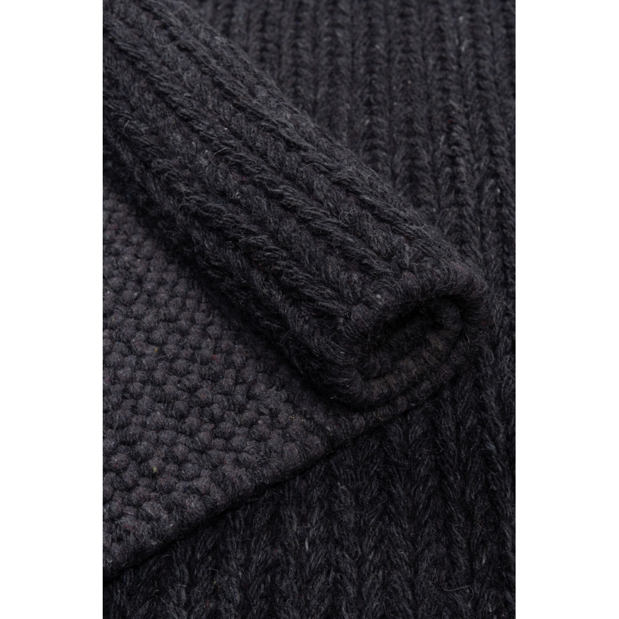 Tappeto naturale FIR WOOL 160x230 cm 2600 g/m2 antracite
