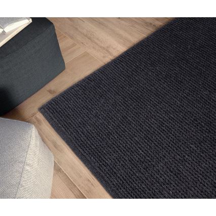 Tappeto naturale FIR WOOL 70x140 cm 2600 g/m2 antracite