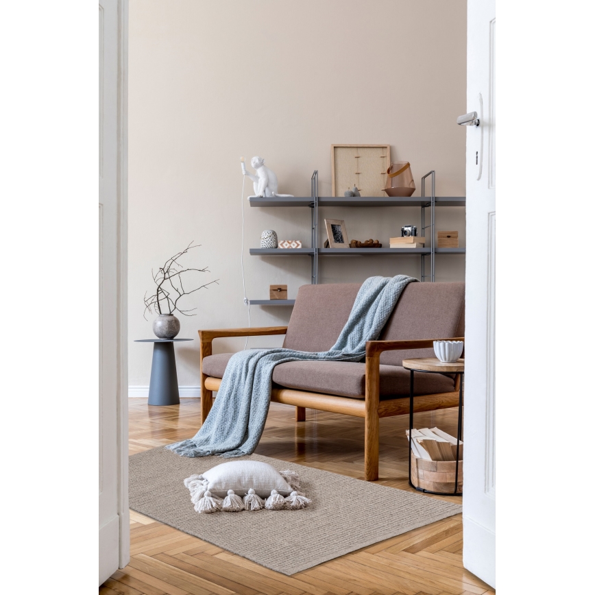 Tappeto naturale FIR WOOL 70x140 cm 2600 g/m2 beige