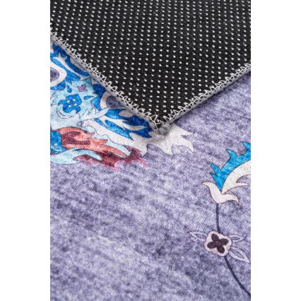 Tappeto orientale antiscivolo PRINT SHINE 120x170 cm blu
