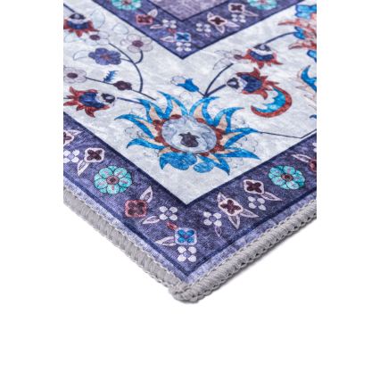 Tappeto orientale antiscivolo PRINT SHINE 70x140 cm blu