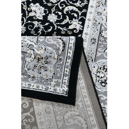 Tappeto orientale GRECE 120x170 cm 2150 g/m2 nero/grigio/bianco