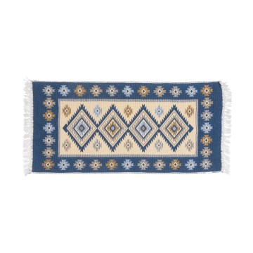 Tappeto orientale KILIM 80x150 cm blu