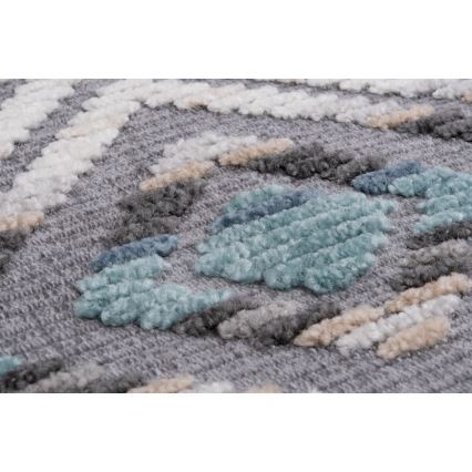 Tappeto orientale NEPAL 160x230 cm blu/grigio/crema