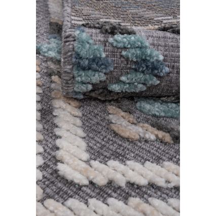 Tappeto orientale NEPAL 160x230 cm blu/grigio/crema