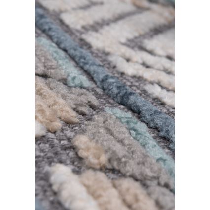 Tappeto orientale NEPAL 160x230 cm blu/grigio/crema
