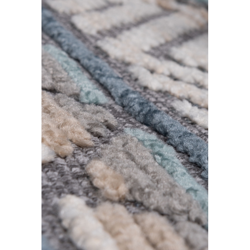 Tappeto orientale NEPAL 160x230 cm blu/grigio/crema
