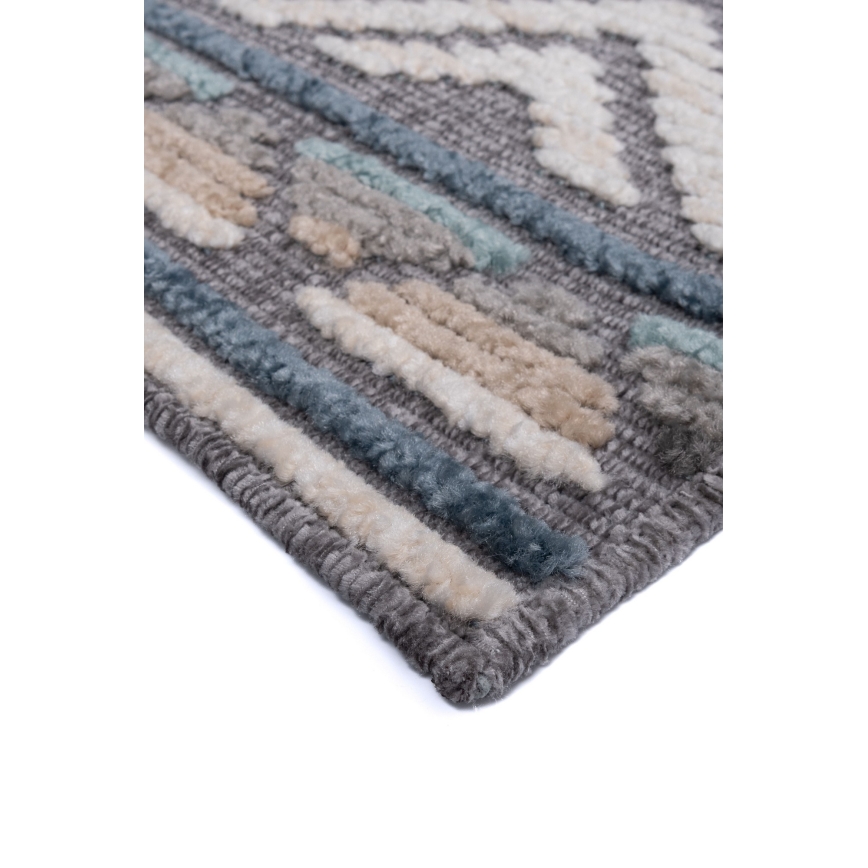 Tappeto orientale NEPAL 160x230 cm blu/grigio/crema