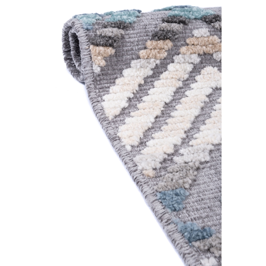Tappeto orientale NEPAL 160x230 cm blu/grigio/crema