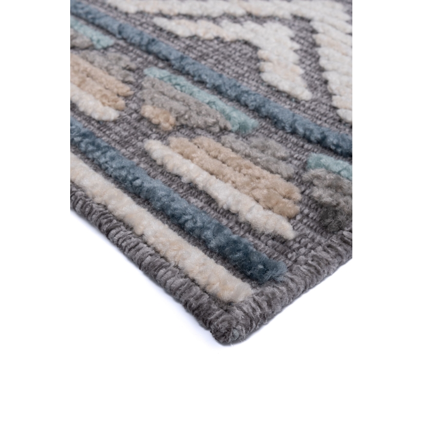 Tappeto orientale NEPAL 200 x 280 cm blu/grigio