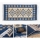 Tappeto orientale reversibile KILIM 80x150 cm blu/beige