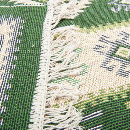 Tappeto orientale reversibile KILIM 80x150 cm verde/beige