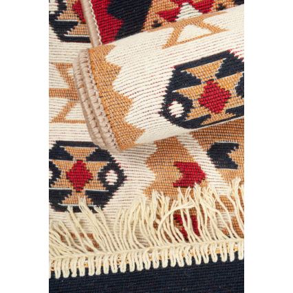 Tappeto orientale reversibile KILIM GOLD 60x120 cm multicolore