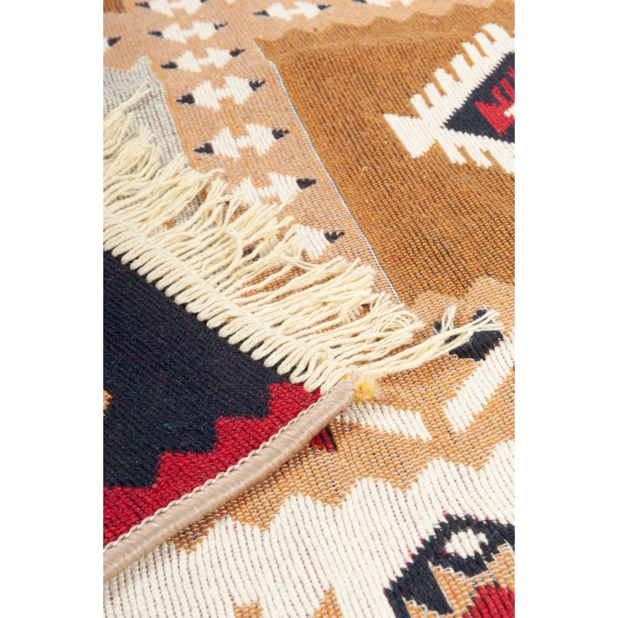 Tappeto orientale reversibile KILIM GOLD 60x120 cm multicolore
