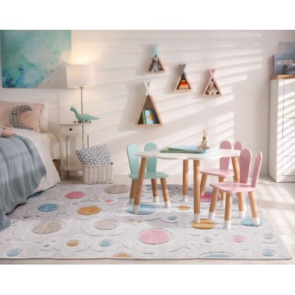 Tappeto per bambini PIAR 120x170 cm multicolore/pois