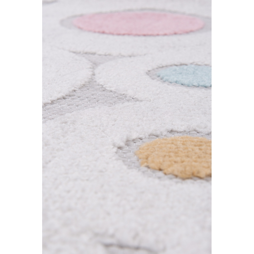 Tappeto per bambini PIAR 120x170 cm multicolore/pois