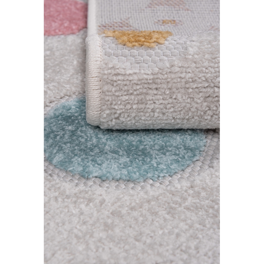 Tappeto per bambini PIAR 120x170 cm multicolore/pois